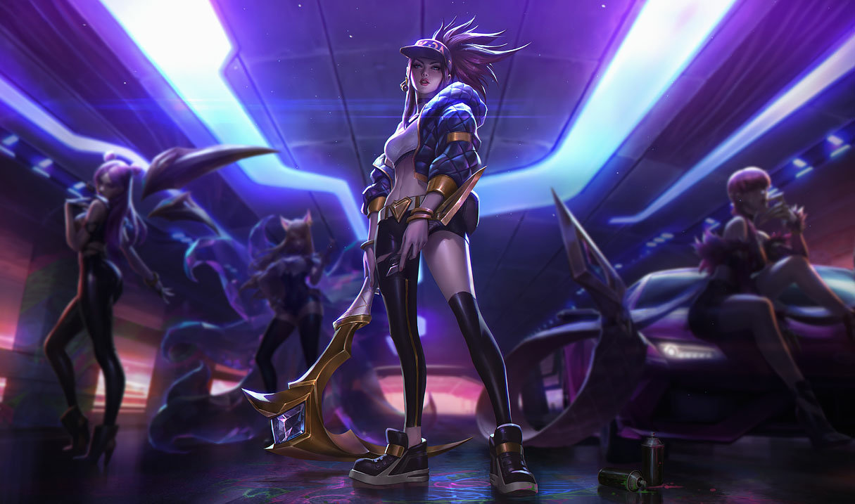 Akali K/DA, championne de League of Legends